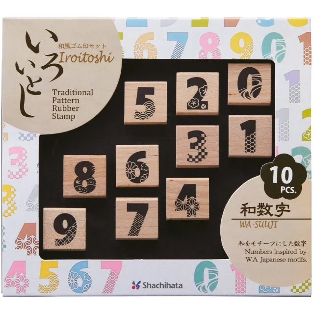 Fynd Stämpelset Iroitoshi Wa-suuji 10-pack