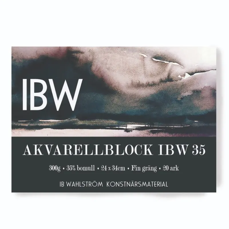Akvarellblock IBW35 300g 24x34cm Fin 20ark Kampanjpris