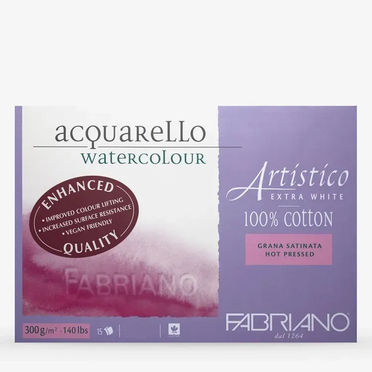 Reapris Fabriano Artistico akv.block Extra white 300g 30x45 satin