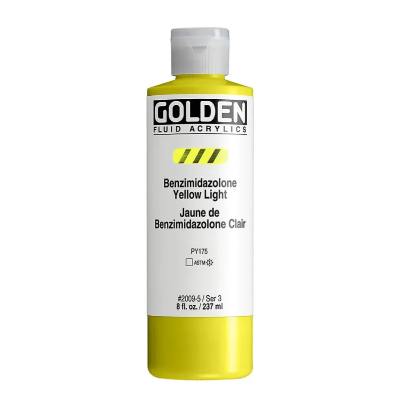 Kampanjpris Golden Fluid Acrylics Benzimidazolone Yellow lgt. 237ml