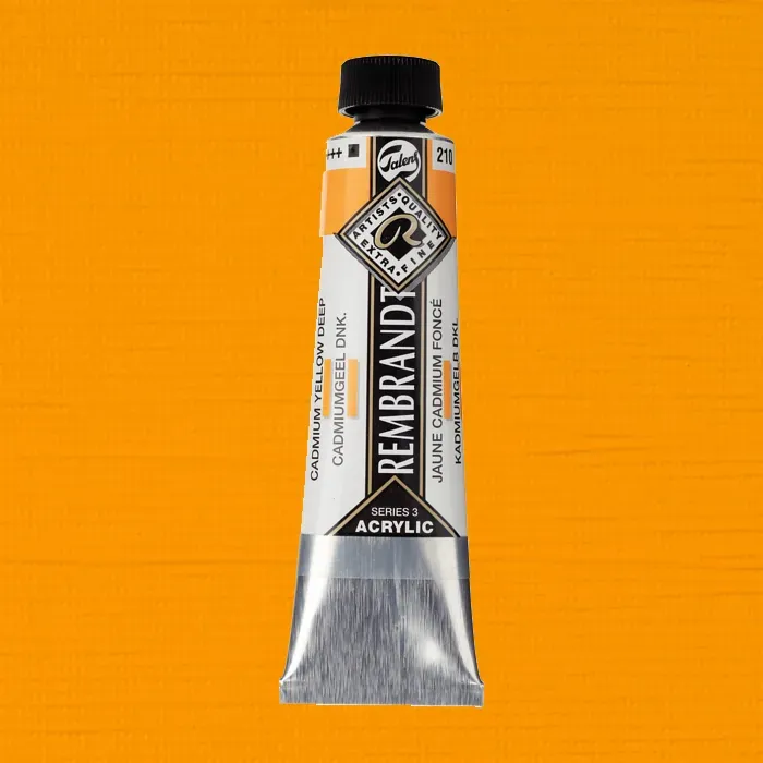 Rembrandt acrylic Cadmium yellow deep 40ml Beställ nu