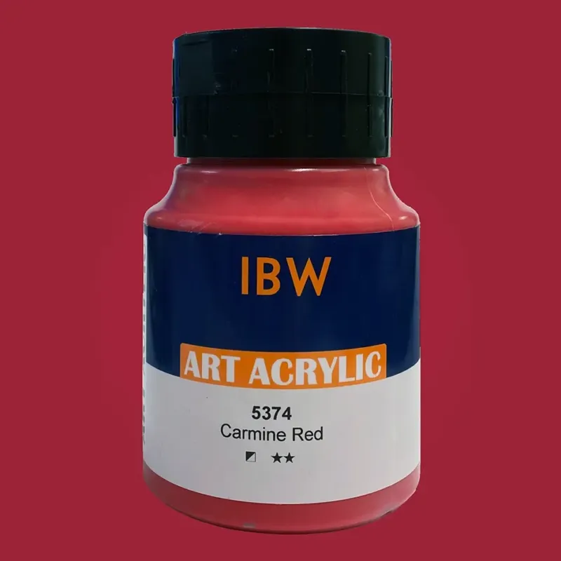 IBW Art Acrylic Carmine Red 500ml Bästa pris