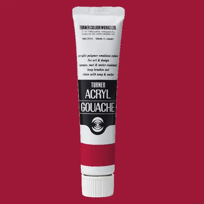 Endast denna vecka Turner Acryl Gouache Crimson 20ml