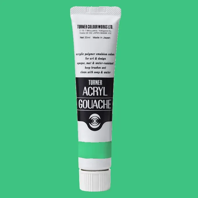 Expressleverans Turner Acryl Gouache Emerald Green 20ml