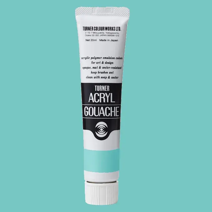 Snabb frakt Turner Acryl Gouache Aqua Green 20ml