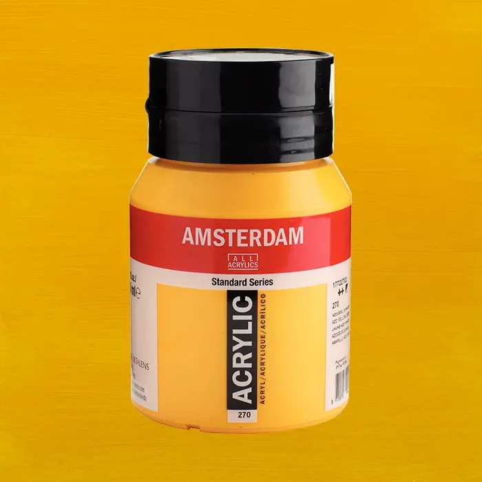 Amsterdam akryl Azo yellow deep 500ml Kampanj