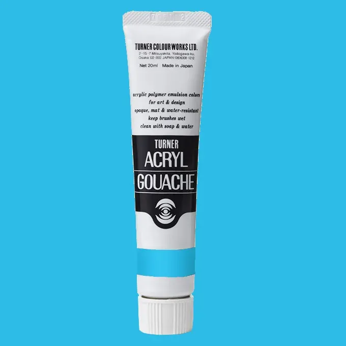Kundfavorit Turner Acryl Gouache Horizon Blue 20ml