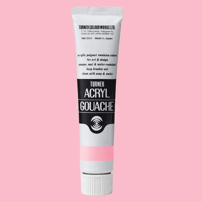 Lägg i varukorgen Turner Acryl Gouache Pastel Rose 20ml