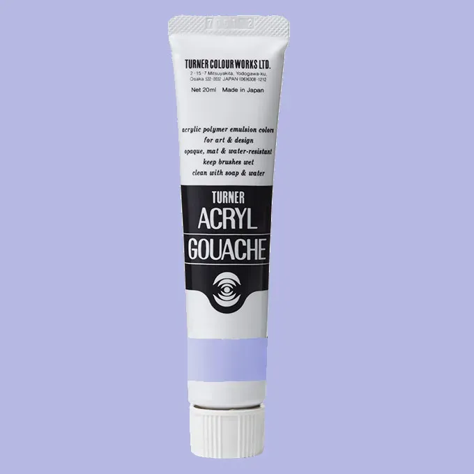 Endast denna vecka Turner Acryl Gouache Pastel Lavender 20ml