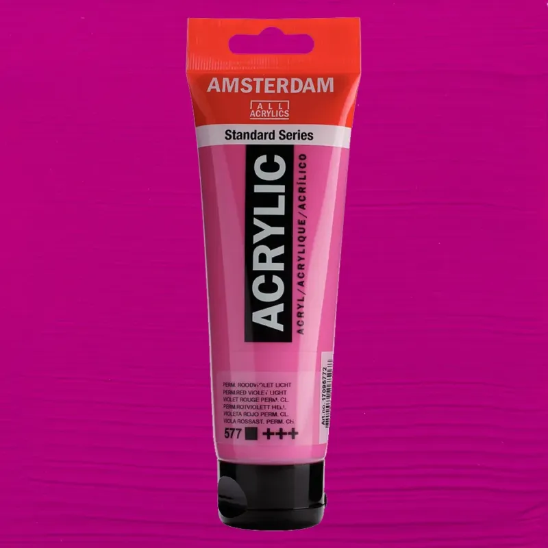 Amsterdam akryl Perm. red violet light 120ml Lågt pris
