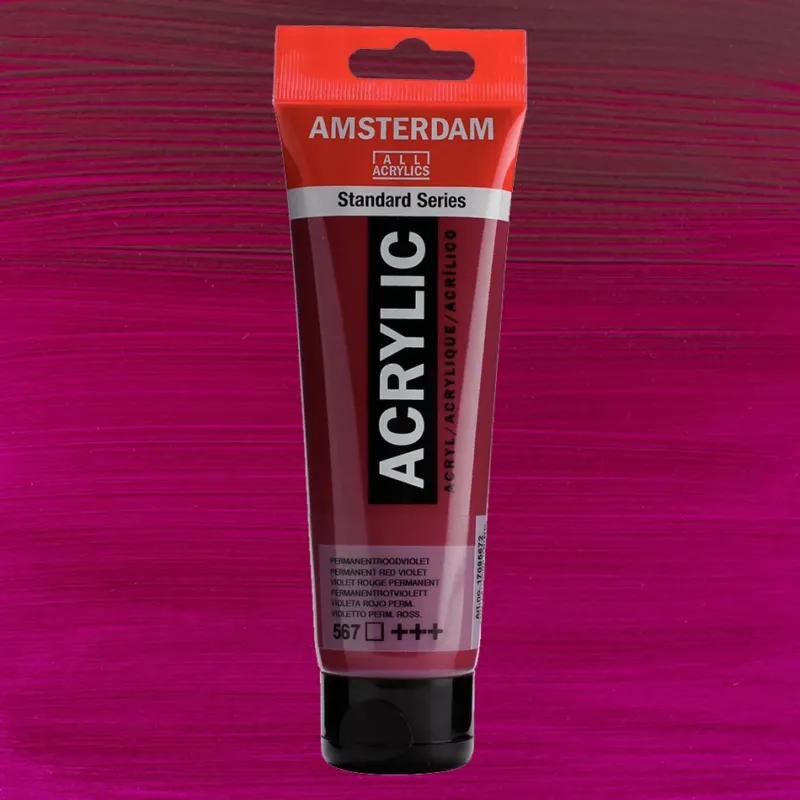 Amsterdam akryl Permanent red violet 120ml Handla nu