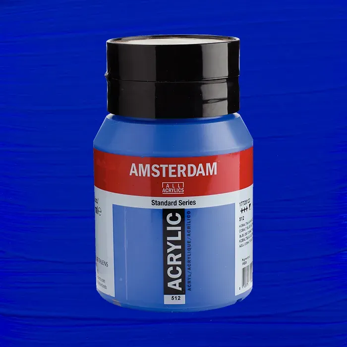Amsterdam akryl Cobalt blue ultramarine 500ml Kundfavorit