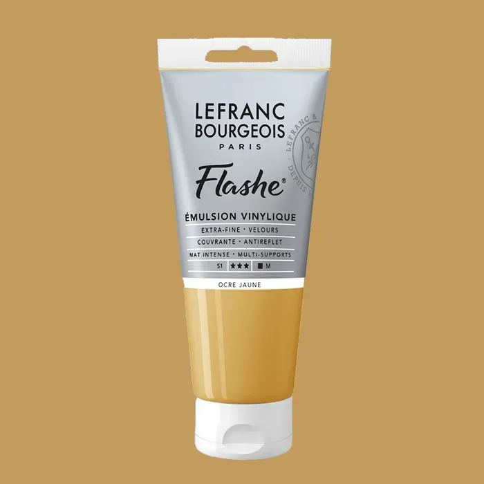 Flashe Yellow Ochre 80ml tub Snabb frakt