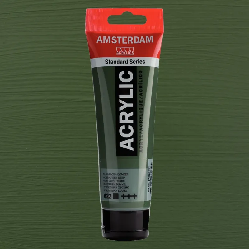 Amsterdam akryl Olive green deep 120ml Reapris