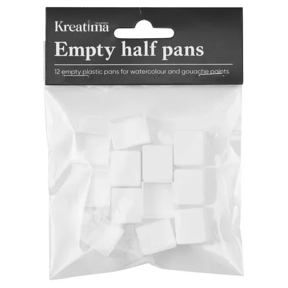 risnedsättning Kreatima halvkoppar tomma 12 st. 1,6 ml, 15×19×10 mm