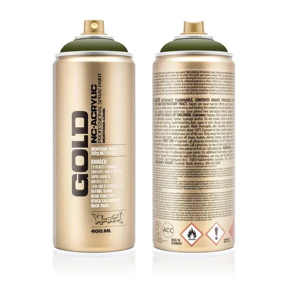 Lägg i varukorgen Montana Gold sprayfärg 400 ml - CL 6340 Olive Green