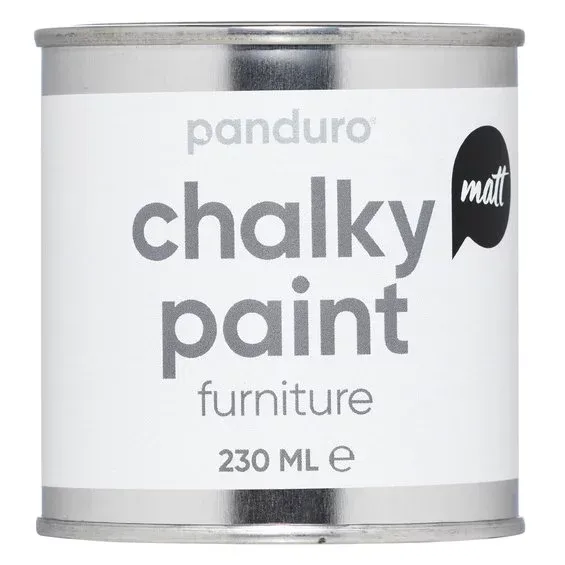 risnedsättning Panduro Furniture Paint, matt möbelfärg 230 ml – Cottage white