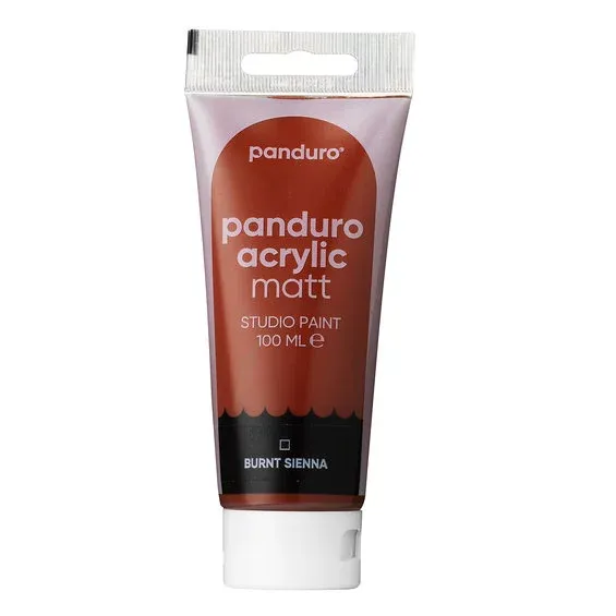 Panduro Acrylic akrylfärg, matt 100 ml – Burnt sienna Beställ nu