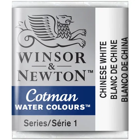 Winsor & Newton Cotman akvarellfärg halvkopp Chinese White 150 Sänkt pris