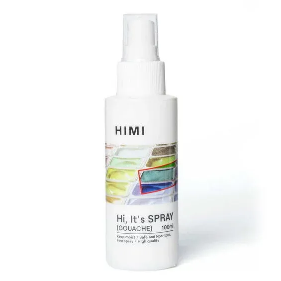 Outlet HIMI Gouache återfuktnings-spray för jelly gouache-färg, 100 ml