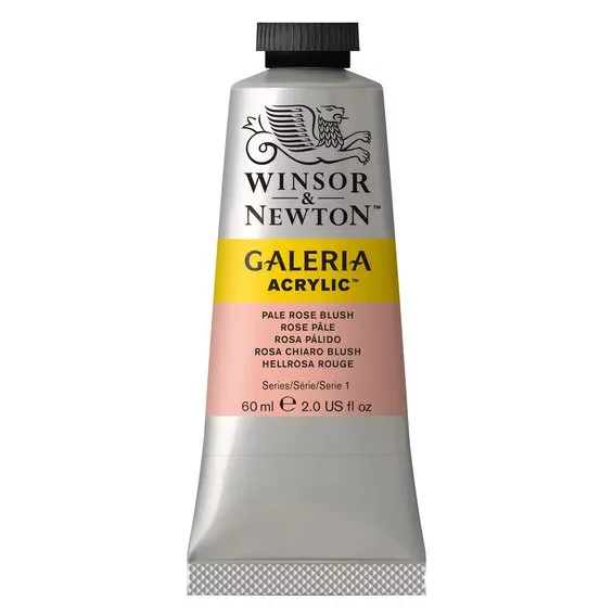Winsor & Newton Galeria akrylfärg 60 ml Pale Rose Blush 257 Lågt pris