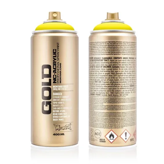 Kampanj Montana Gold sprayfärg 400 ml - 1000 100% Yellow