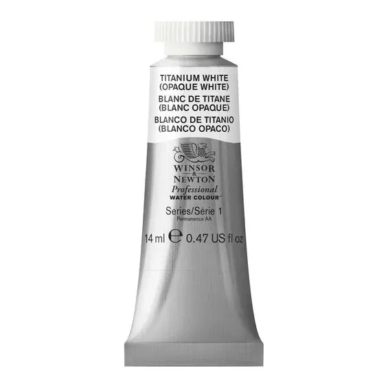 Billig Winsor & Newton Professional akvarellfärg 14 ml Titanium White 644