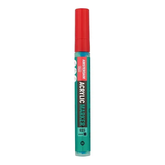 Handla nu Amsterdam akrylmarker 4 mm Emerald Green - 615