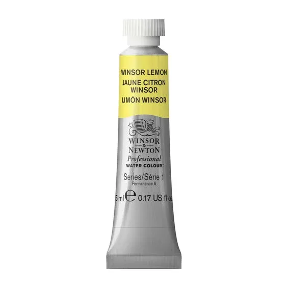 Kampanj Winsor & Newton Professional akvarellfärg 5 ml Winsor Lemon 722