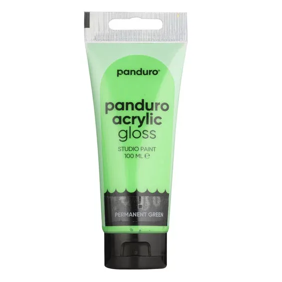 Fynd Panduro Acrylic akrylfärg, blank 100 ml – Permanent green