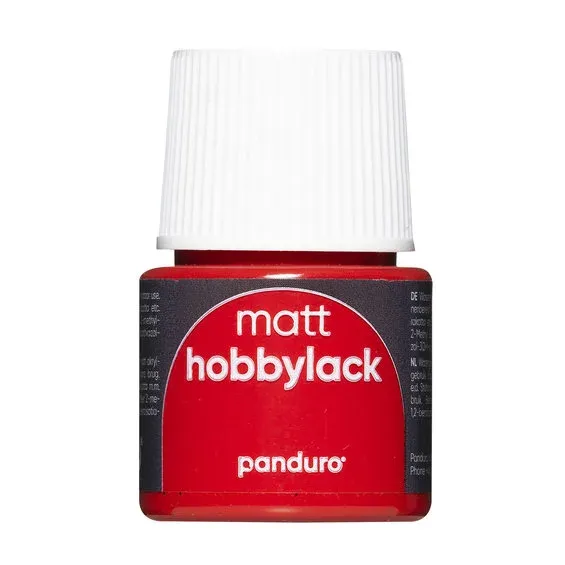 Hobbylack matt 45 ml x-mas red I lager