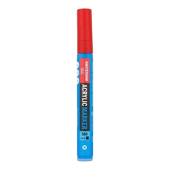 Amsterdam akrylmarker 4 mm Brilliant Blue - 564 Snabb leverans
