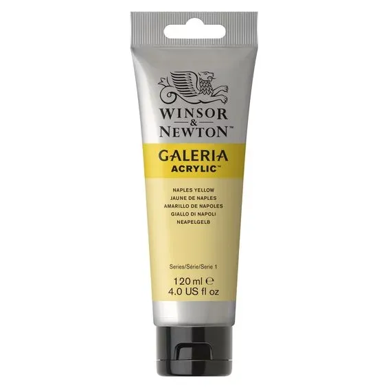 Snabb frakt Winsor & Newton Galeria akrylfärg 120 ml Naples Yellow 422