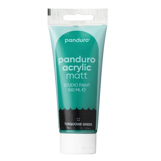 Panduro Acrylic akrylfärg, matt 100 ml – Turquoise green Köp online