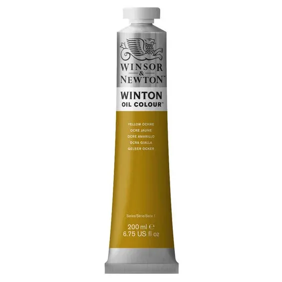 Endast idag Winsor & Newton Winton oljefärg 200 ml Yellow Ochre 744