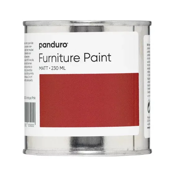 Panduro Furniture Paint, matt möbelfärg 230 ml – Port red Sänkt pris