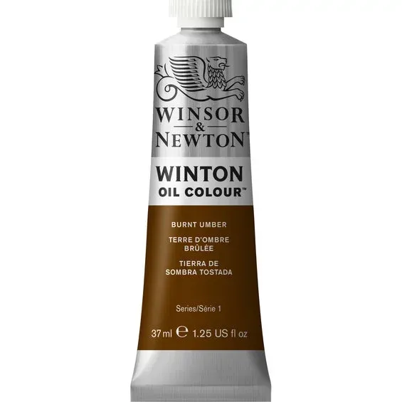 Winsor & Newton Winton oljefärg 37 ml Burnt Umber 076 Nyhet