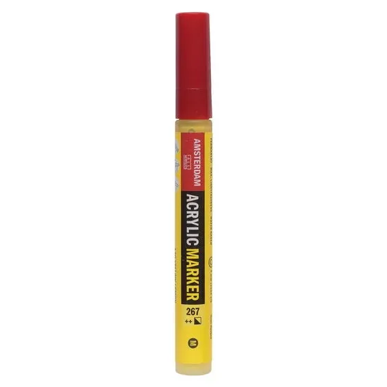 Sänkt pris Amsterdam akrylmarker 4 mm Azo Yellow Lemon - 267