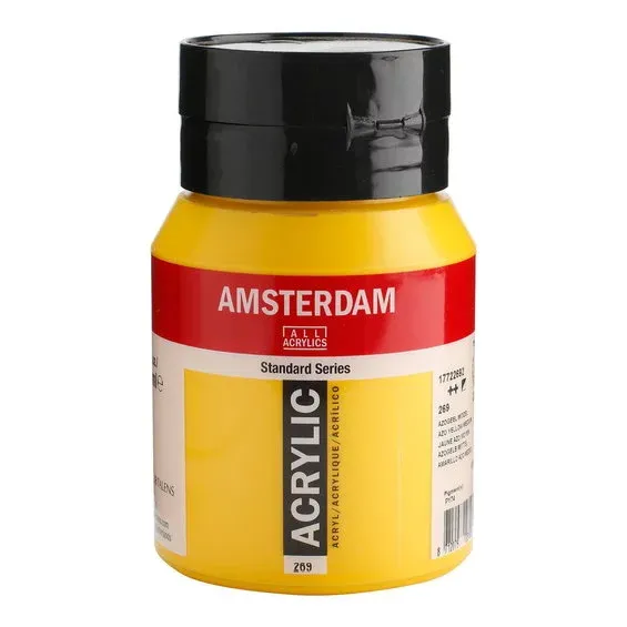 Amsterdam Acrylic akrylfärg 500 ml Azo Yellow Medium 269 Billig