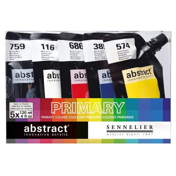 Lägg i varukorgen Sennelier Abstract Innovative Acrylic 5×120 ml – prova på innovativ akrylfärg!