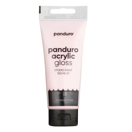 Panduro Acrylic akrylfärg, blank 100 ml – Powder pink Premium