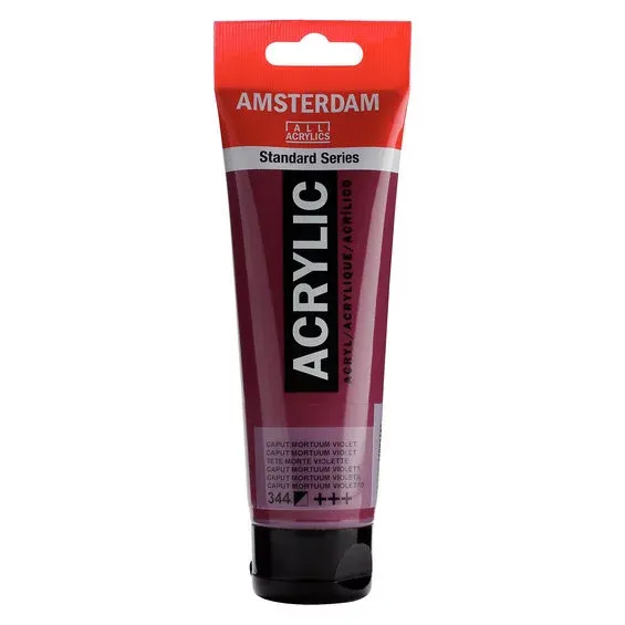 Rabatt Amsterdam Acrylic akrylfärg 120 ml Capuut Mortum Violet 344