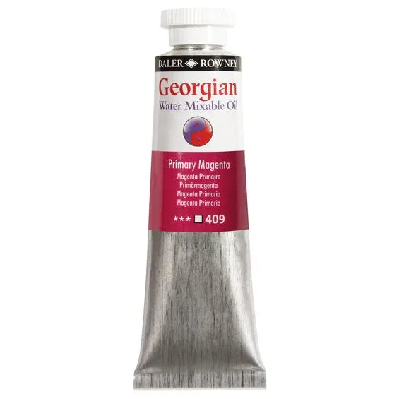 Beställ nu Georgian Water Mixable Oil Colour, vattenlöslig oljefärg 37 ml Primary Magenta 409
