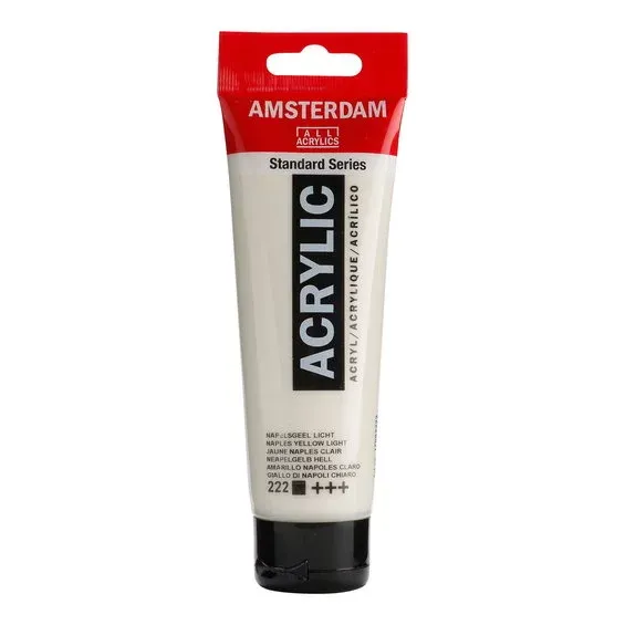 Endast denna vecka Amsterdam Acrylic akrylfärg 120 ml Naples Yellow Light 222