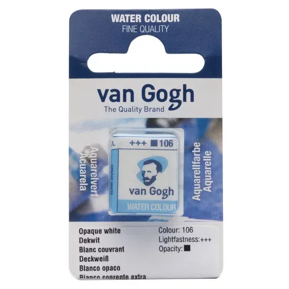 van Gogh akvarellfärg halvkopp – Opaque White 106 Begränsat antal