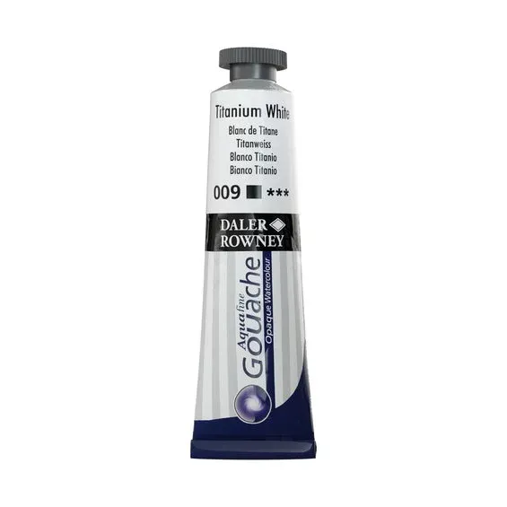 Daler-Rowney Aquafine Gouache 15 ml Titanium White 009 Fynd