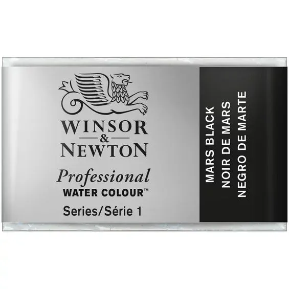 Begränsat erbjudande Winsor & Newton Professional akvarellfärg helkopp Mars Black 386