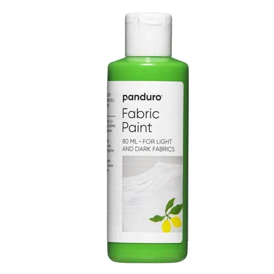 Fabric paint 80 ml – ljusgrön textilfärg för både ljust och mörkt tyg Reapris