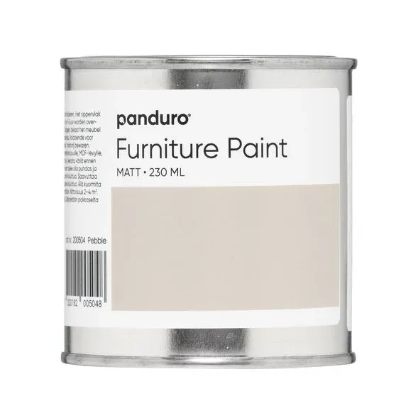 risnedsättning Panduro Furniture Paint, matt möbelfärg 230 ml – Pebble