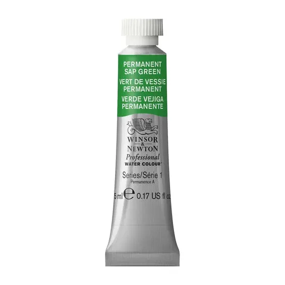 Winsor & Newton Professional akvarellfärg 5 ml Permanent Sap Green 503 Populärt val